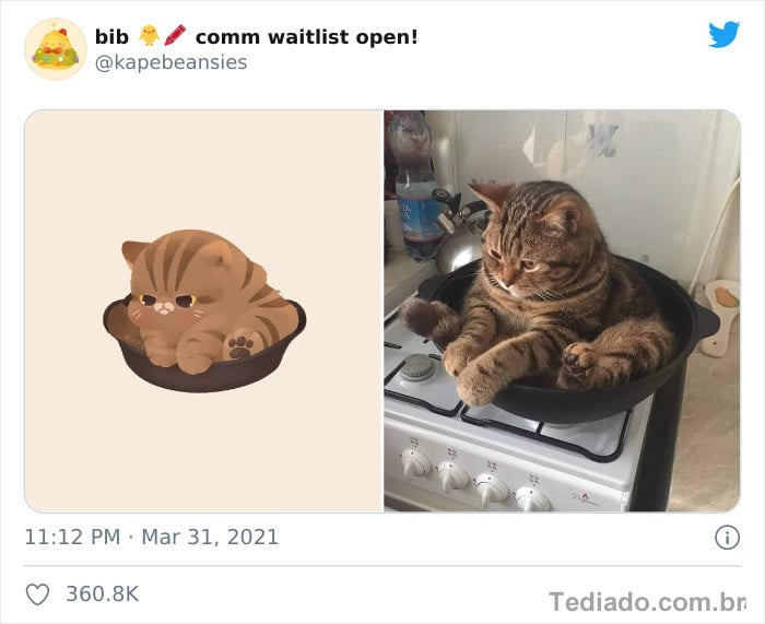 Bib transforma fotos engraçadas de animais em desenhos fofos 29