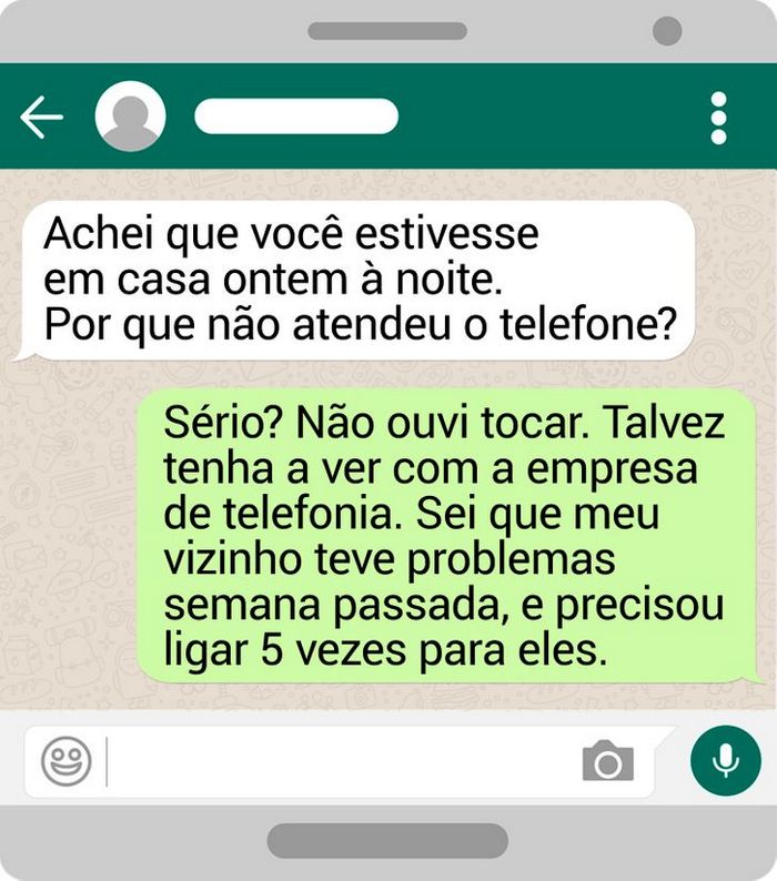 Como descobrir quando alguém está mentindo por mensagem de texto 5