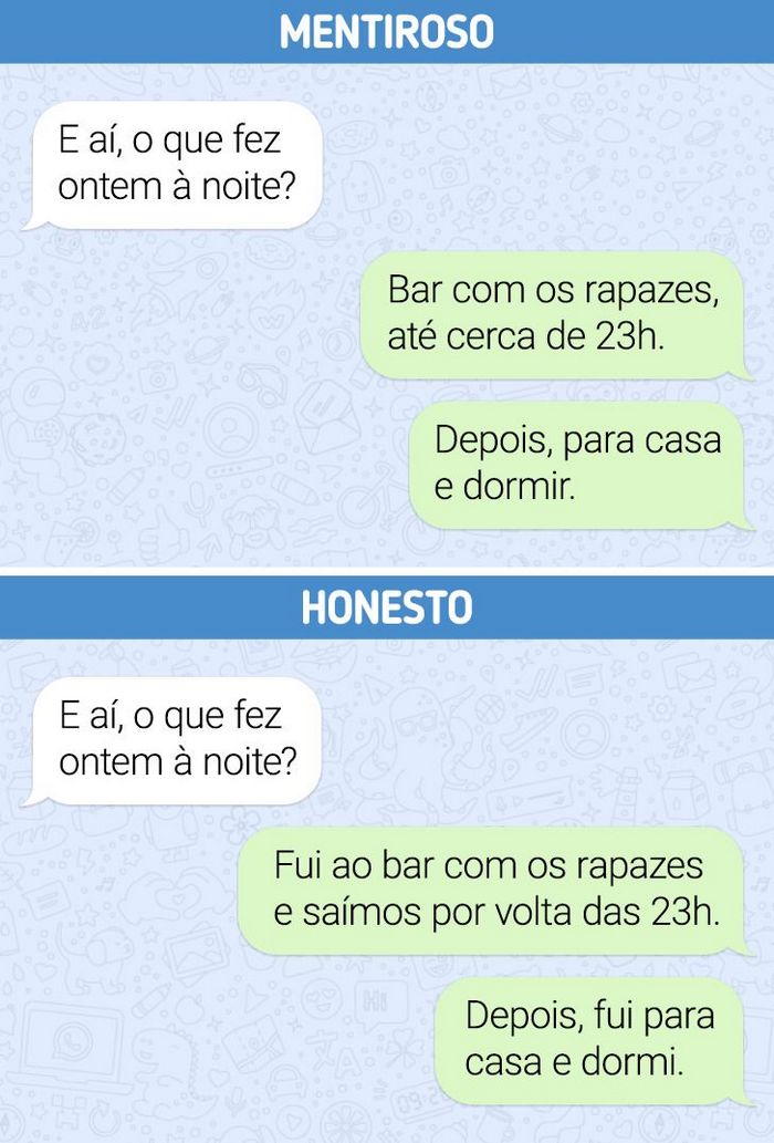 Como descobrir quando alguém está mentindo por mensagem de texto 8