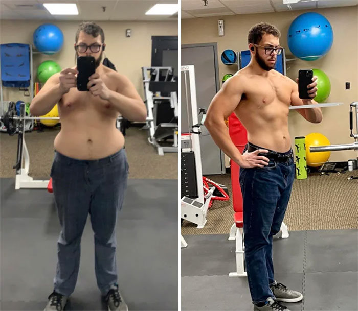 42 exemplos inspiradores de perda de peso que mostram o que a força de vontade e o trabalho árduo podem fazer 16