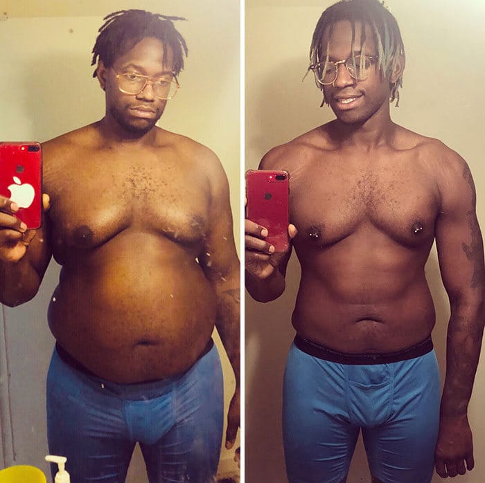 42 exemplos inspiradores de perda de peso que mostram o que a força de vontade e o trabalho árduo podem fazer 29