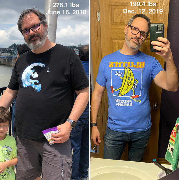 42 exemplos inspiradores de perda de peso que mostram o que a força de vontade e o trabalho árduo podem fazer 34