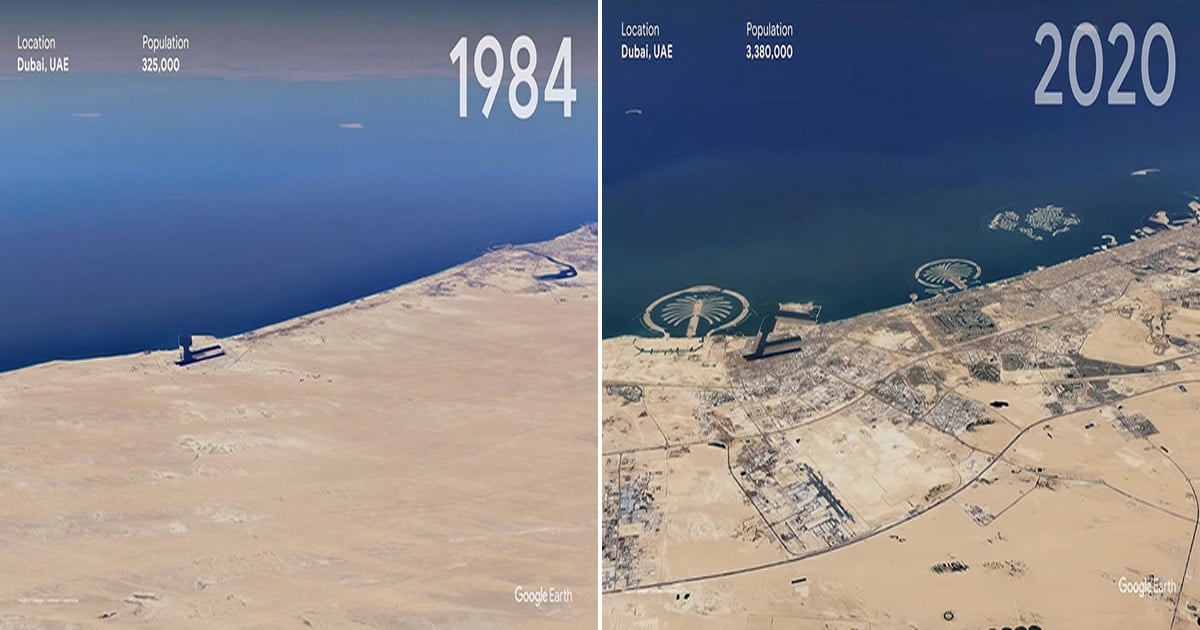O Google Earth mostra o que os humanos fizeram com a Terra de 1984 a 2020 76