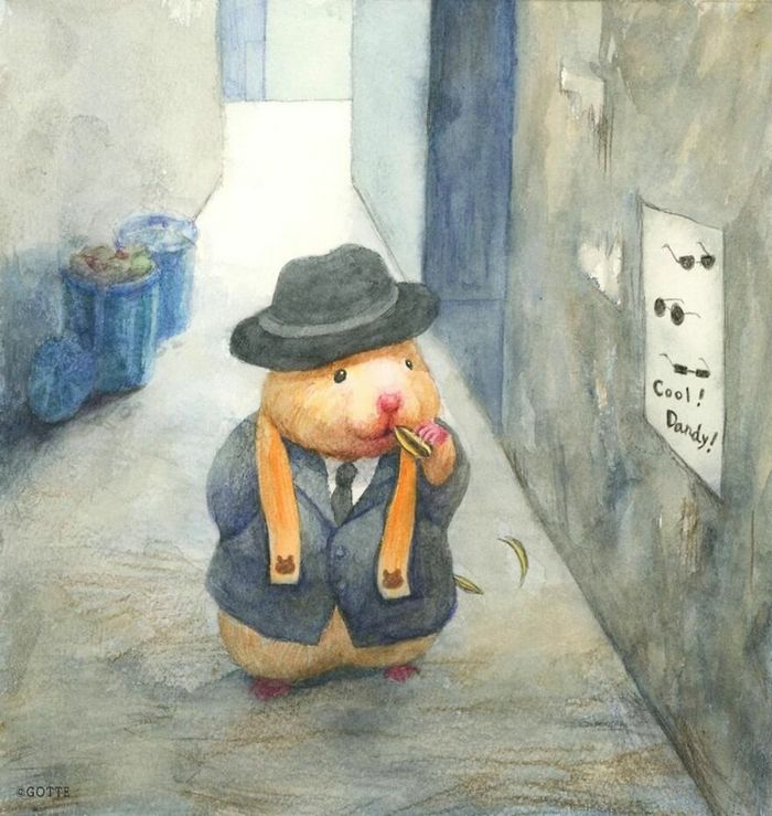 34 Ilustrações saudáveis ​​de um Hamster Chamado Sukeroku 5