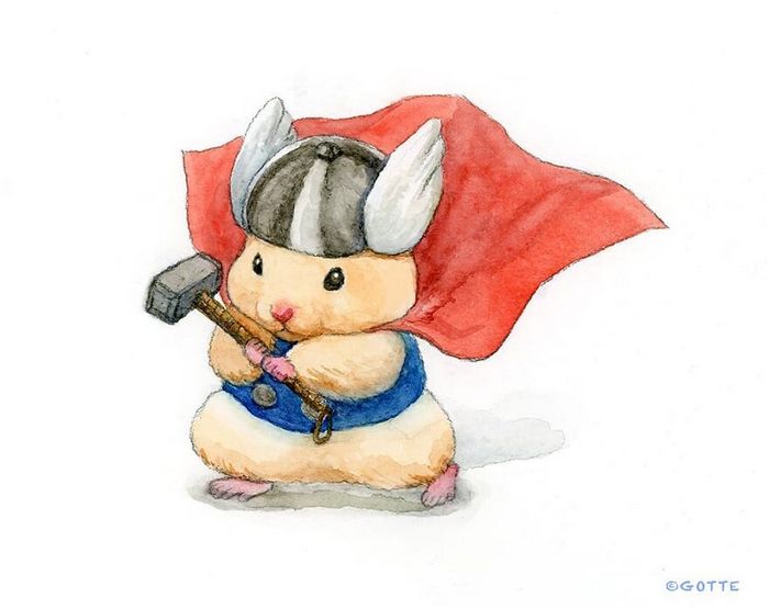 34 Ilustrações saudáveis ​​de um Hamster Chamado Sukeroku 23