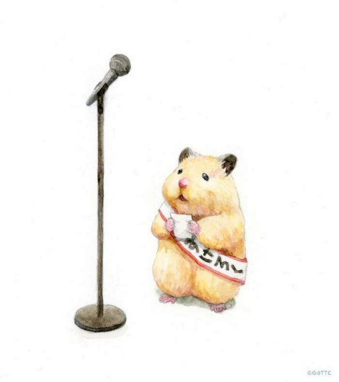 34 Ilustrações saudáveis ​​de um Hamster Chamado Sukeroku 24