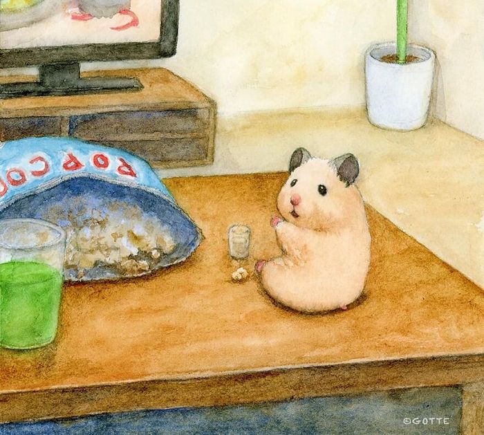 34 Ilustrações saudáveis ​​de um Hamster Chamado Sukeroku 27