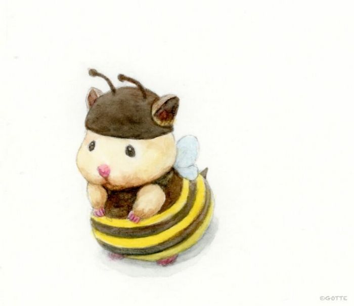 34 Ilustrações saudáveis ​​de um Hamster Chamado Sukeroku 32