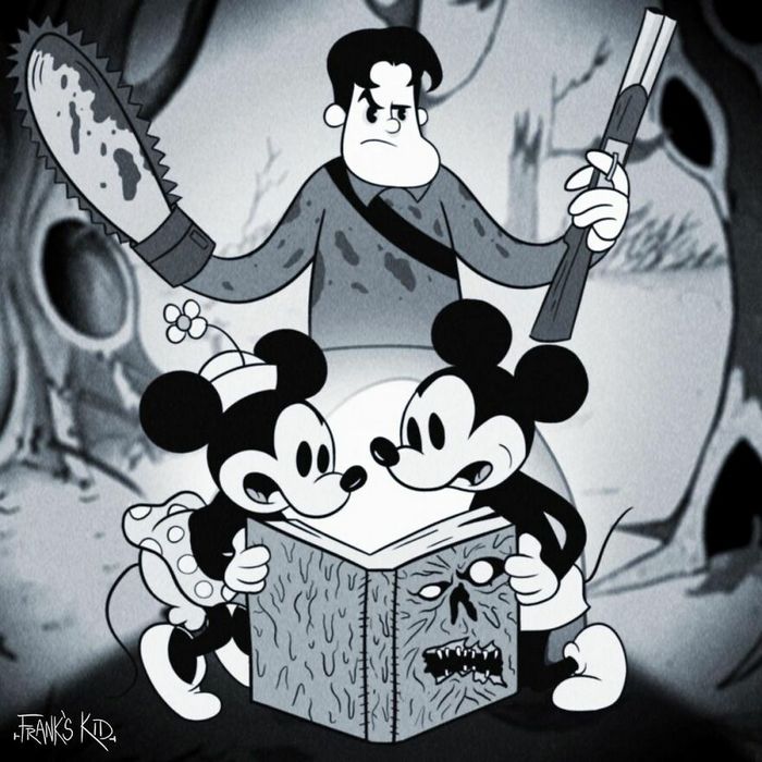 Mickey e Minnie encontram personagens de terror 8