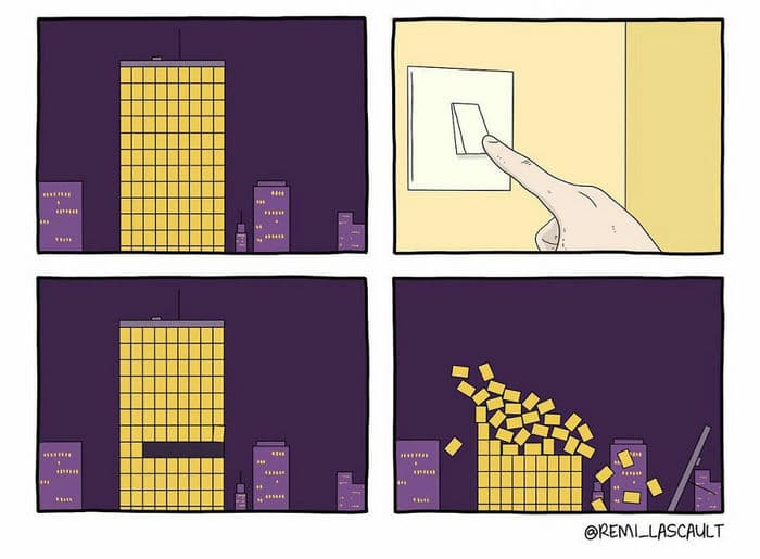 28 quadrinhos absurdos com finais muito sombrios, de Rémi Lascault 11 28 quadrinhos absurdos com finais muito sombrios, de Rémi Lascault 11
