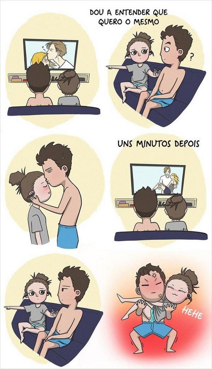 19 quadrinhos engraçado de uma mulher e seu marido 4