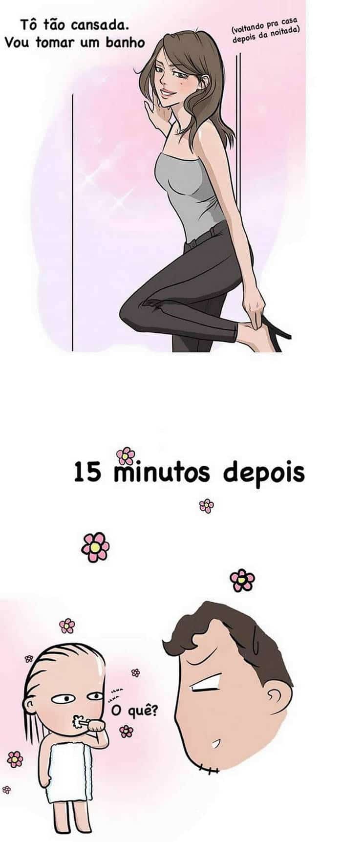 19 quadrinhos engraçado de uma mulher e seu marido 7