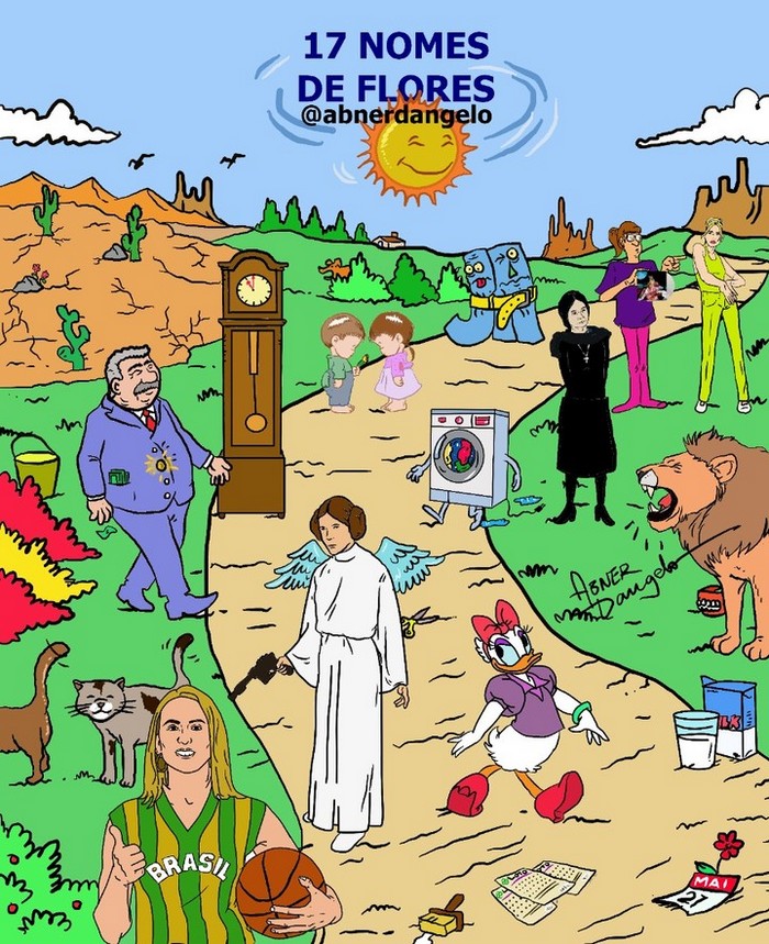 Qual é o máximo de coisas que você consegue encontrar nestes desenhos? 5