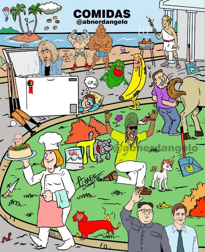 Qual é o máximo de coisas que você consegue encontrar nestes desenhos? 7