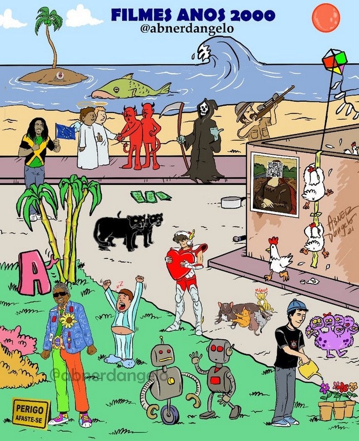 Qual é o máximo de coisas que você consegue encontrar nestes desenhos? 9