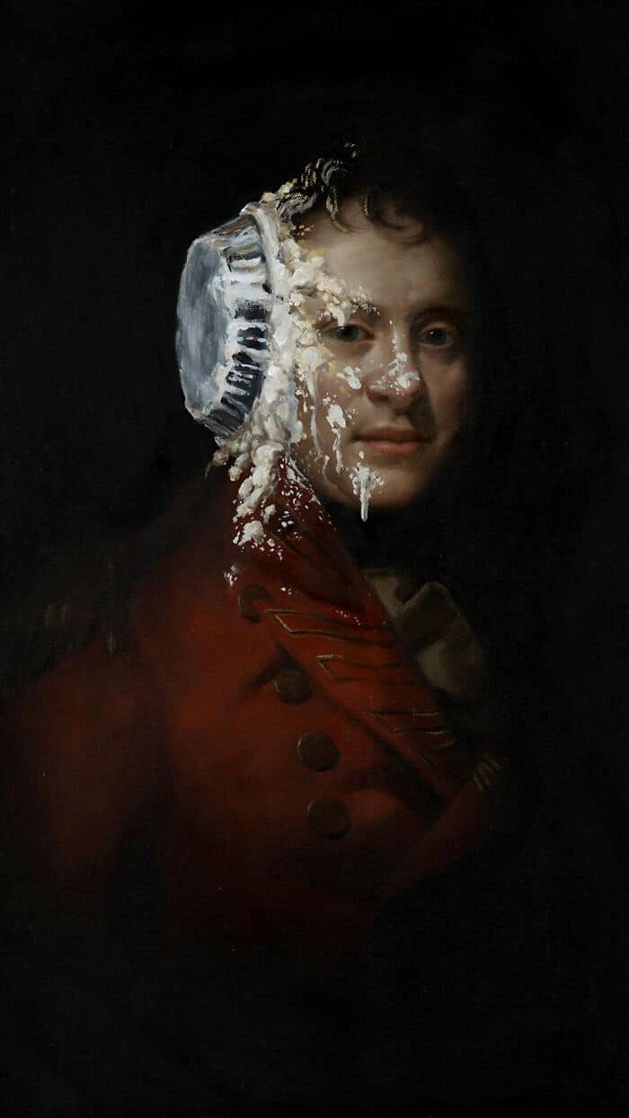 34 vezes que artistas repintou pinturas de brechós com seus pincéis 5