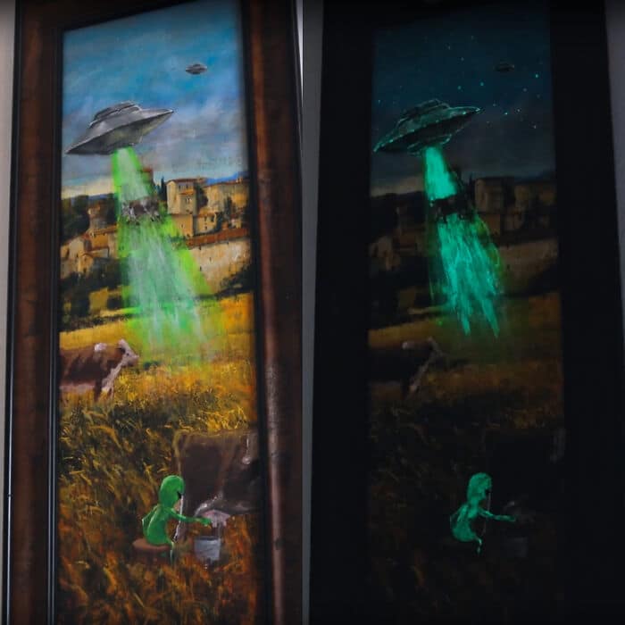 34 vezes que artistas repintou pinturas de brechós com seus pincéis 29