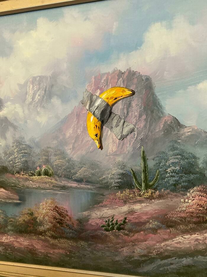 34 vezes que artistas repintou pinturas de brechós com seus pincéis 31