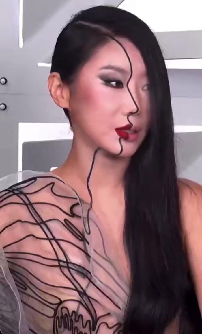 Artista cria ilusões óticas complexas em seu corpo e está bagunçando a mente das pessoas (31 fotos) 30