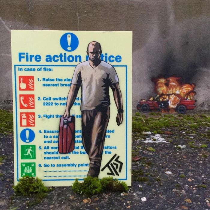 Artista criar grafites que interagem com os arredores (30 fotos) 27