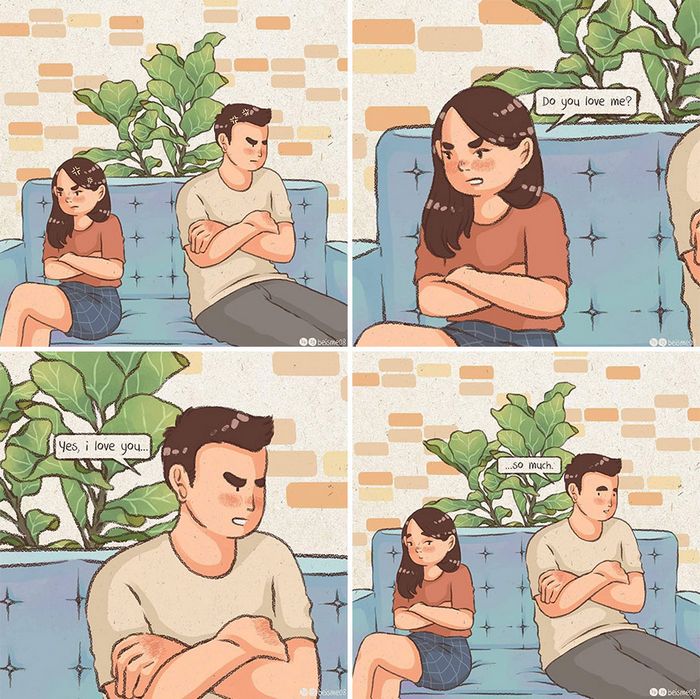 Artista desenha quadrinhos legais sobre estar em um relacionamento (39 fotos) 8