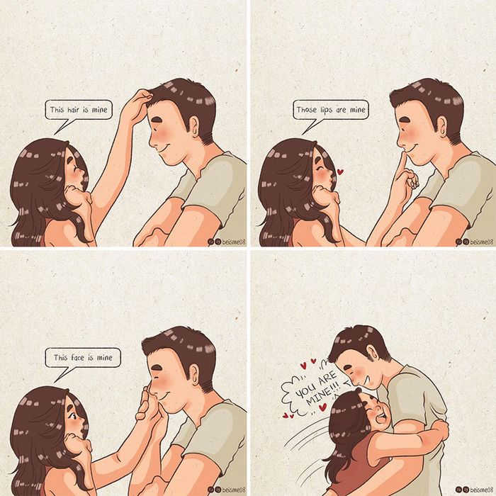 Artista desenha quadrinhos legais sobre estar em um relacionamento (39 fotos) 13