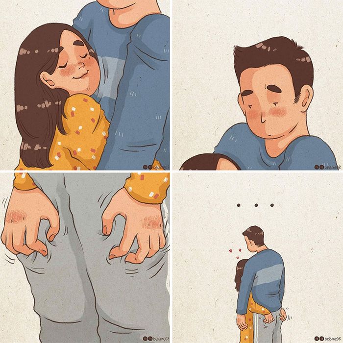 Artista desenha quadrinhos legais sobre estar em um relacionamento (39 fotos) 28