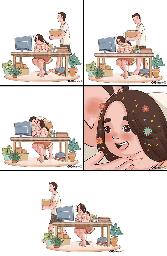 Artista desenha quadrinhos legais sobre estar em um relacionamento (39 fotos) 33