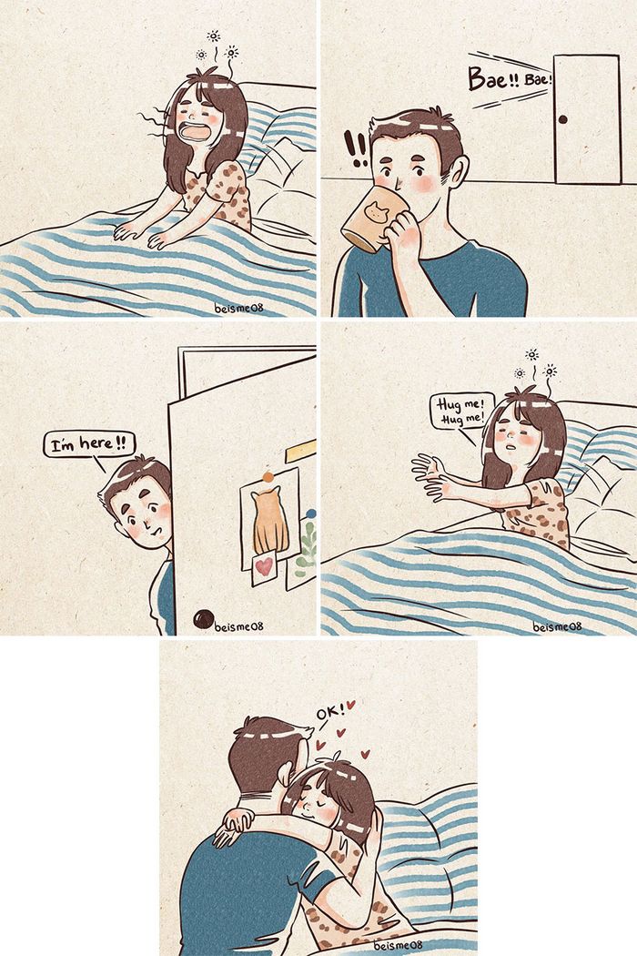 Artista desenha quadrinhos legais sobre estar em um relacionamento (39 fotos) 36