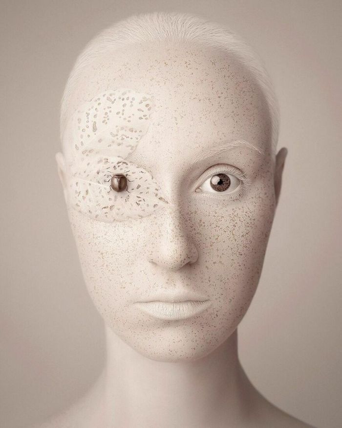 Artista húngara compartilha os olhos dos animais em sua série de auto-retratos (19 fotos) 7