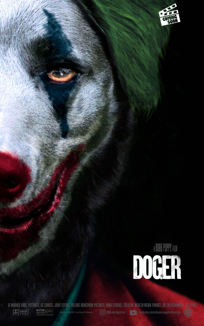 Artista recria pôsteres de filmes e substitui atores por gatos e cães (19 fotos) 6 Artista recria pôsteres de filmes e substitui atores por gatos e cães (19 fotos) 6