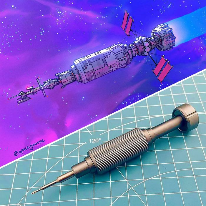 Artista transforma coisas do dia a dia em naves espaciais, e o resultado está fora deste mundo (23 fotos) 14