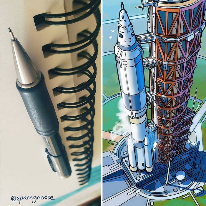 Artista transforma coisas do dia a dia em naves espaciais, e o resultado está fora deste mundo (23 fotos) 23