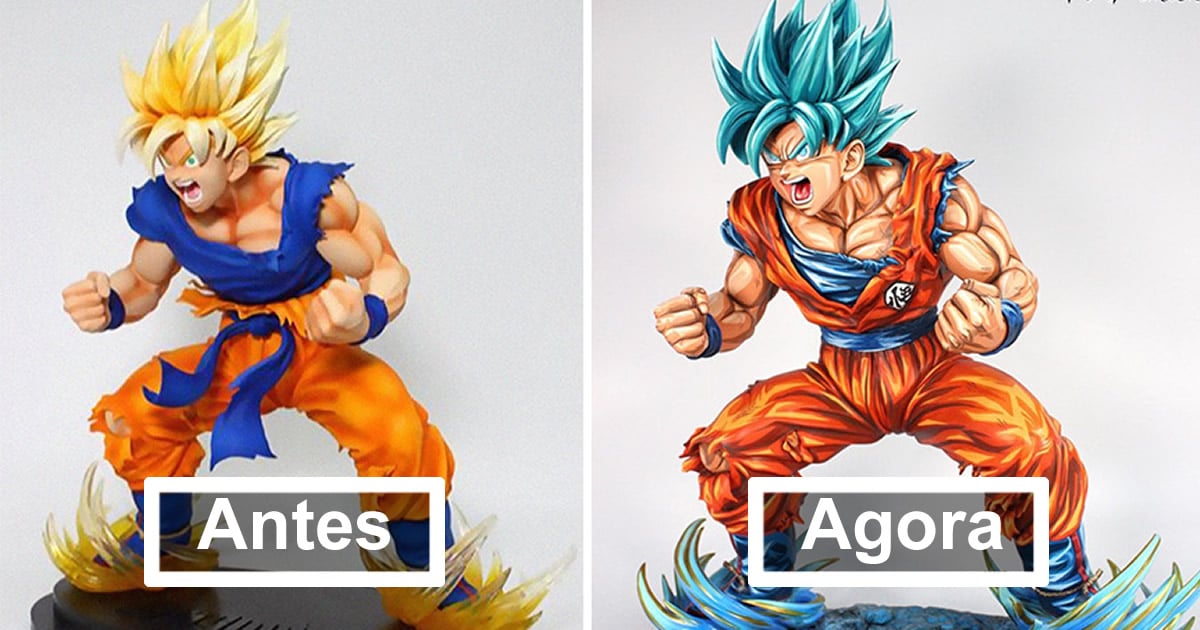 Artista transforma estatuetas em esculturas ultra realistas de personagens de anime (38 fotos)