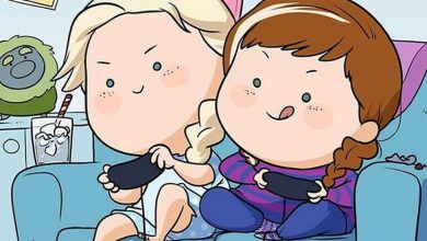 Artistas mostram como as princesas da Disney passaram seu tempo na quarentena (15 fotos) 13