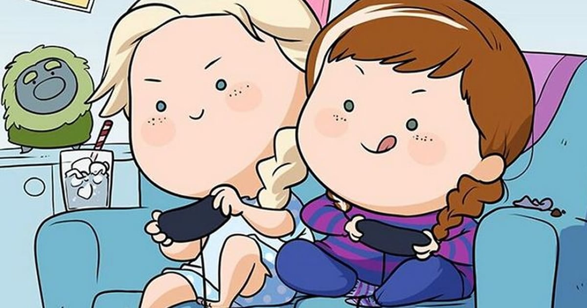 Artistas mostram como as princesas da Disney passaram seu tempo na quarentena (15 fotos)