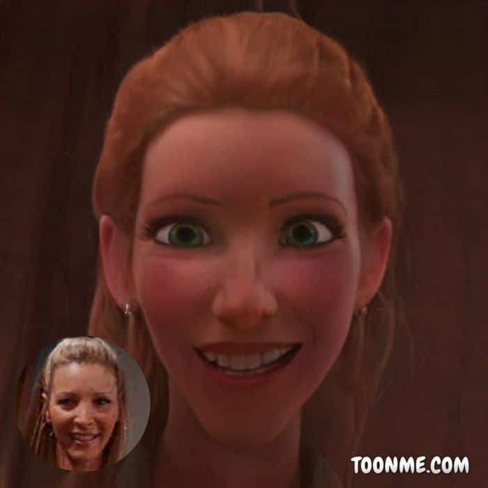 E se os atores de Friends fossem personagens de filme da Disney 18
