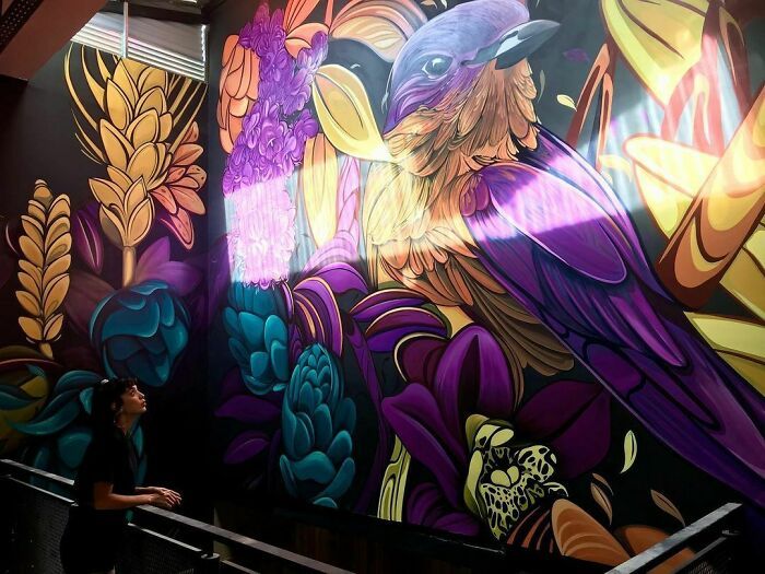 32 edifícios decorados com hipnotizantes murais de vida selvagem 28