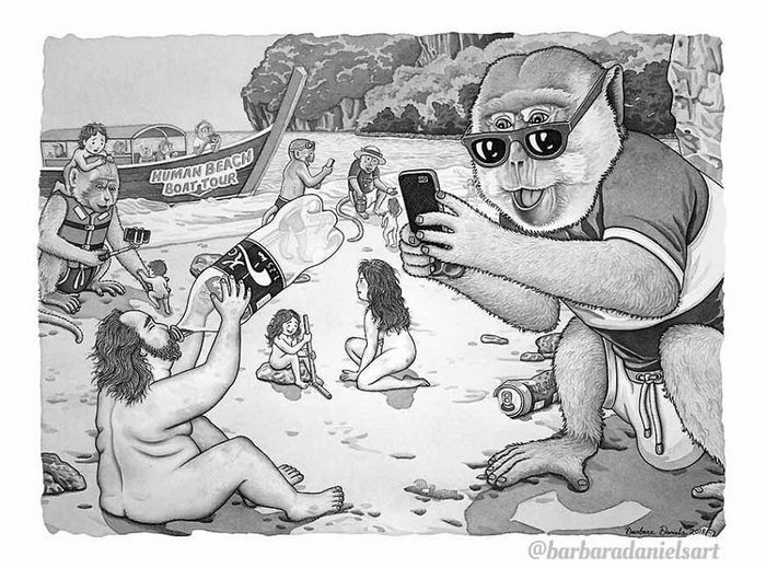 Esta artista critica a maneira como tratamos nosso mundo com suas ilustrações instigantes (40 fotos) 9