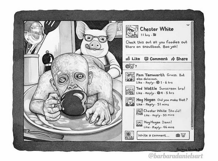 Esta artista critica a maneira como tratamos nosso mundo com suas ilustrações instigantes (40 fotos) 16