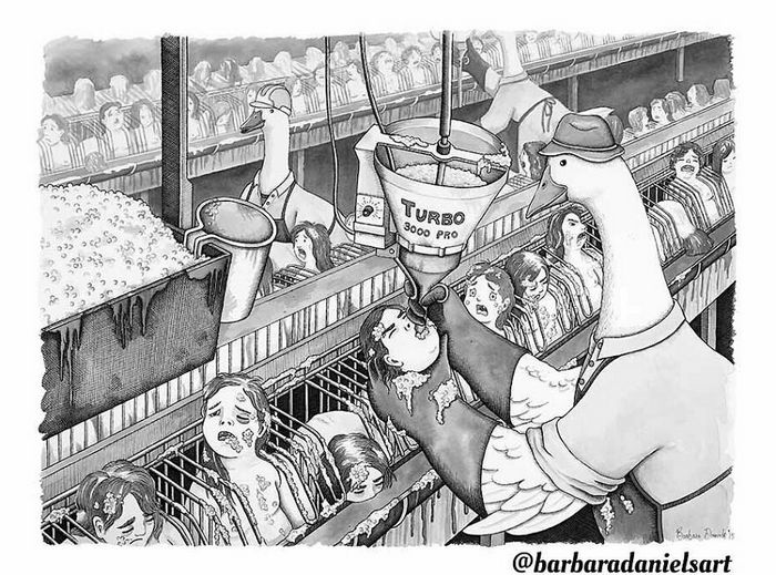 Esta artista critica a maneira como tratamos nosso mundo com suas ilustrações instigantes (40 fotos) 21