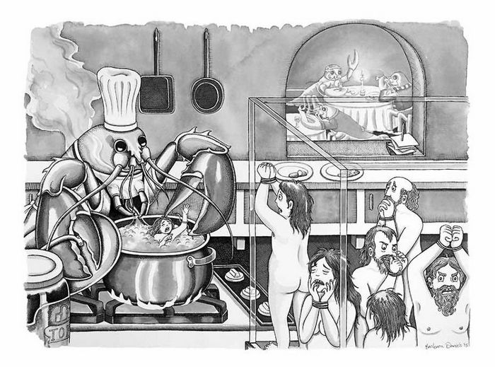 Esta artista critica a maneira como tratamos nosso mundo com suas ilustrações instigantes (40 fotos) 27