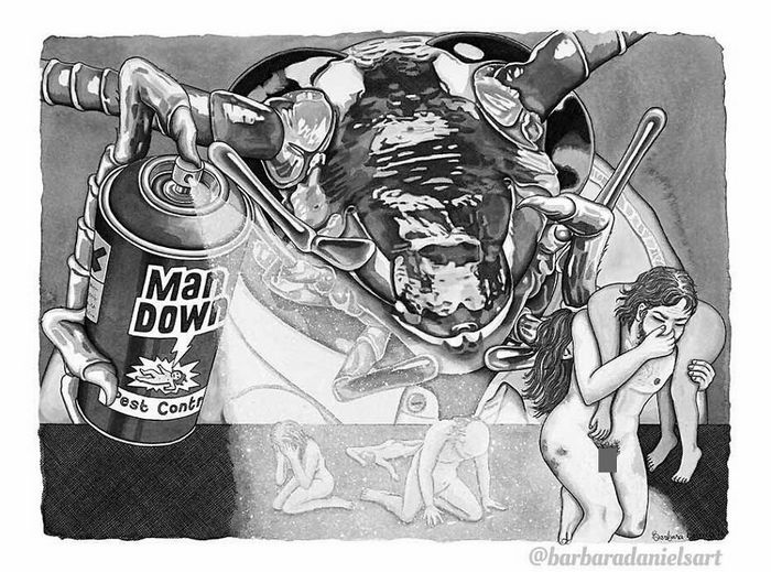 Esta artista critica a maneira como tratamos nosso mundo com suas ilustrações instigantes (40 fotos) 32