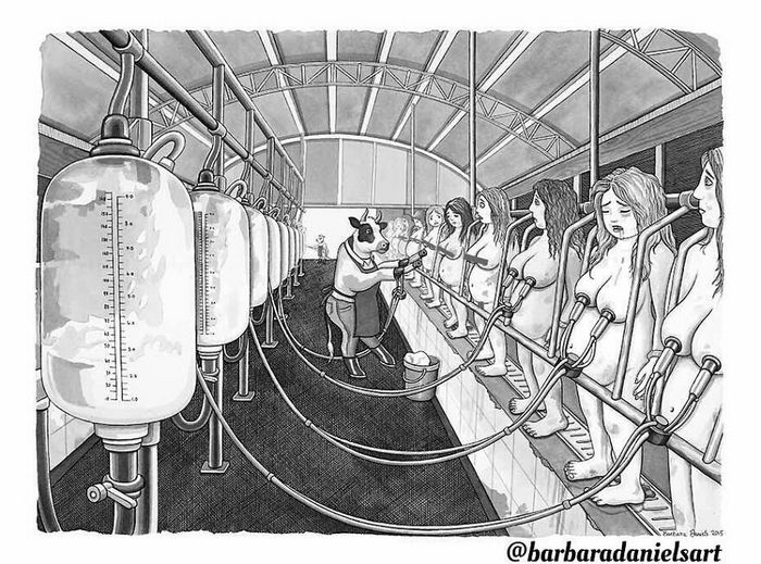 Esta artista critica a maneira como tratamos nosso mundo com suas ilustrações instigantes (40 fotos) 36