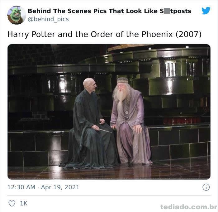 Esta página do Twitter reúne fotos dos bastidores que parecem memes ruins (30 fotos) 2