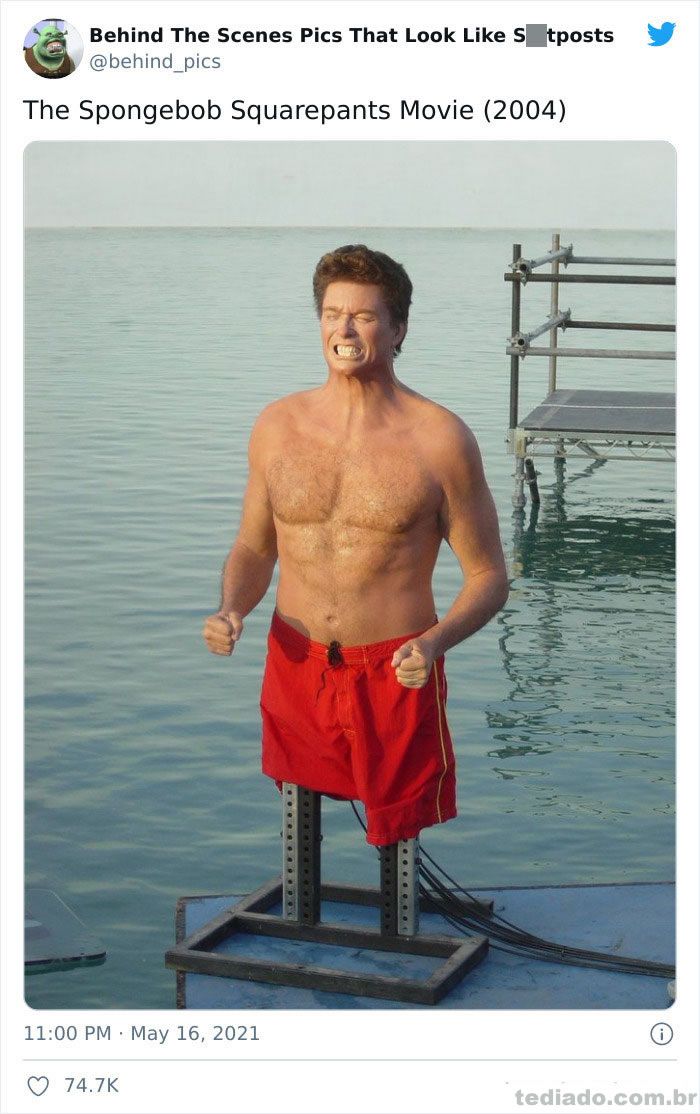 Esta página do Twitter reúne fotos dos bastidores que parecem memes ruins (30 fotos) 11