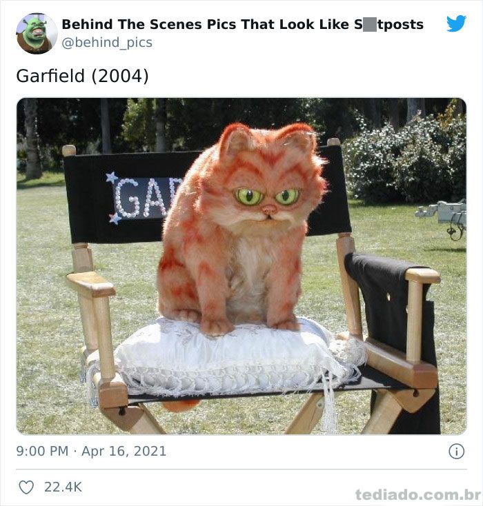 Esta página do Twitter reúne fotos dos bastidores que parecem memes ruins (30 fotos) 20