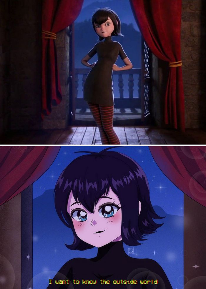 Este artista recria personagens populares em estilo de anime (60 fotos) 10