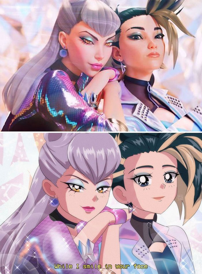 Este artista recria personagens populares em estilo de anime (60 fotos) 16