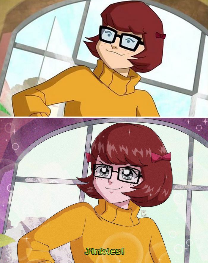 Este artista recria personagens populares em estilo de anime (60 fotos) 19